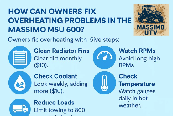 How Can Owners Fix Overheating Problems in the Massimo MSU 600?