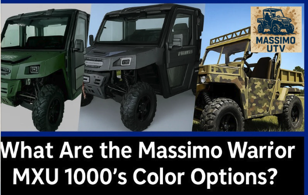 What Are the Massimo Warrior MXU 1000’s Color Options?
