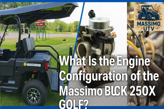 What Is the Engine Configuration of the Massimo BUCK 250X GOLF?