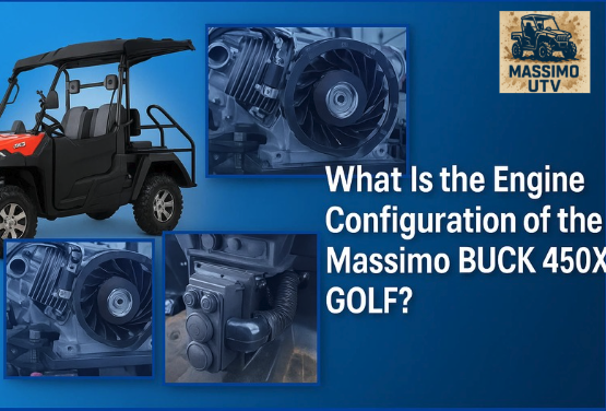 What Is the Engine Configuration of the Massimo BUCK 450X GOLF?