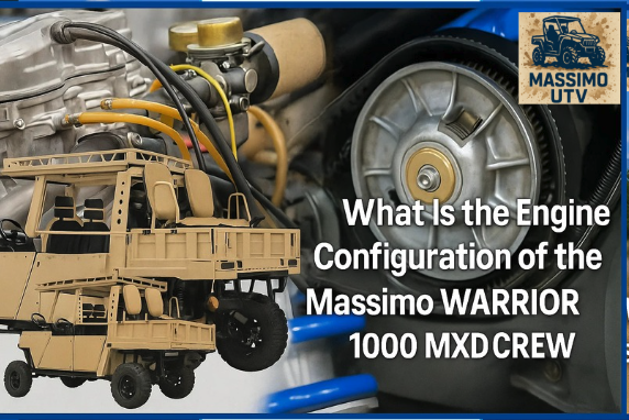 What Is the Engine Configuration of the Massimo WARRIOR 1000 MXD CREW?
