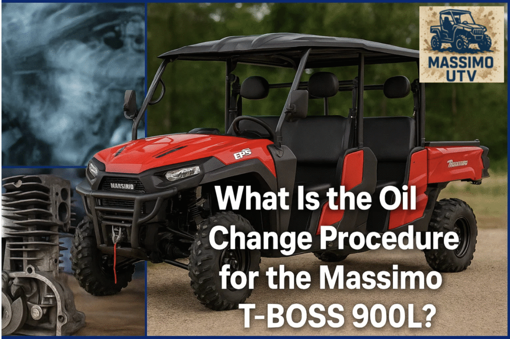 What Is the Oil Change Procedure for the Massimo T-BOSS 900L?