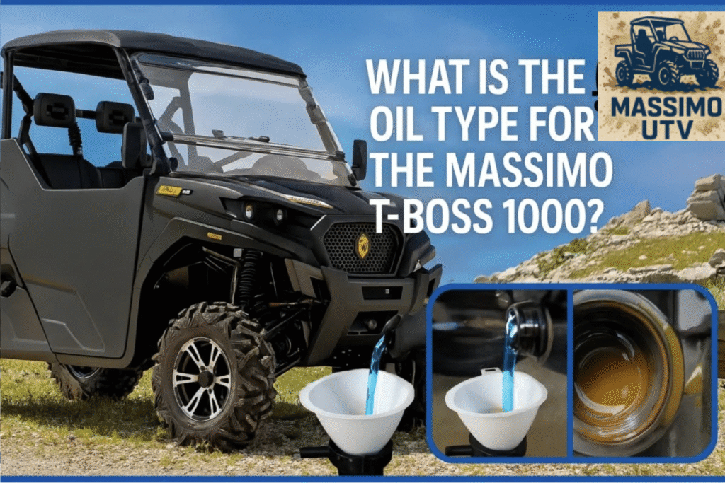 What Is the Oil Type for the Massimo T-BOSS 1000