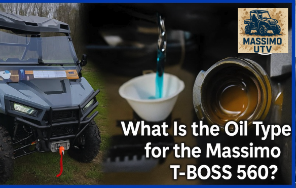What Is the Oil Type for the Massimo T-BOSS 560?