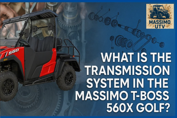 What Is the Transmission System in the Massimo T-BOSS 560X GOLF?